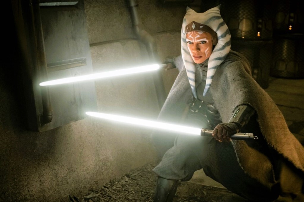 Ahsoka Tano in una scena del trailer